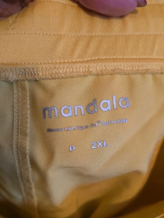 Yellow Drawstring Women's Scrub Pants - Picture 4 of 6